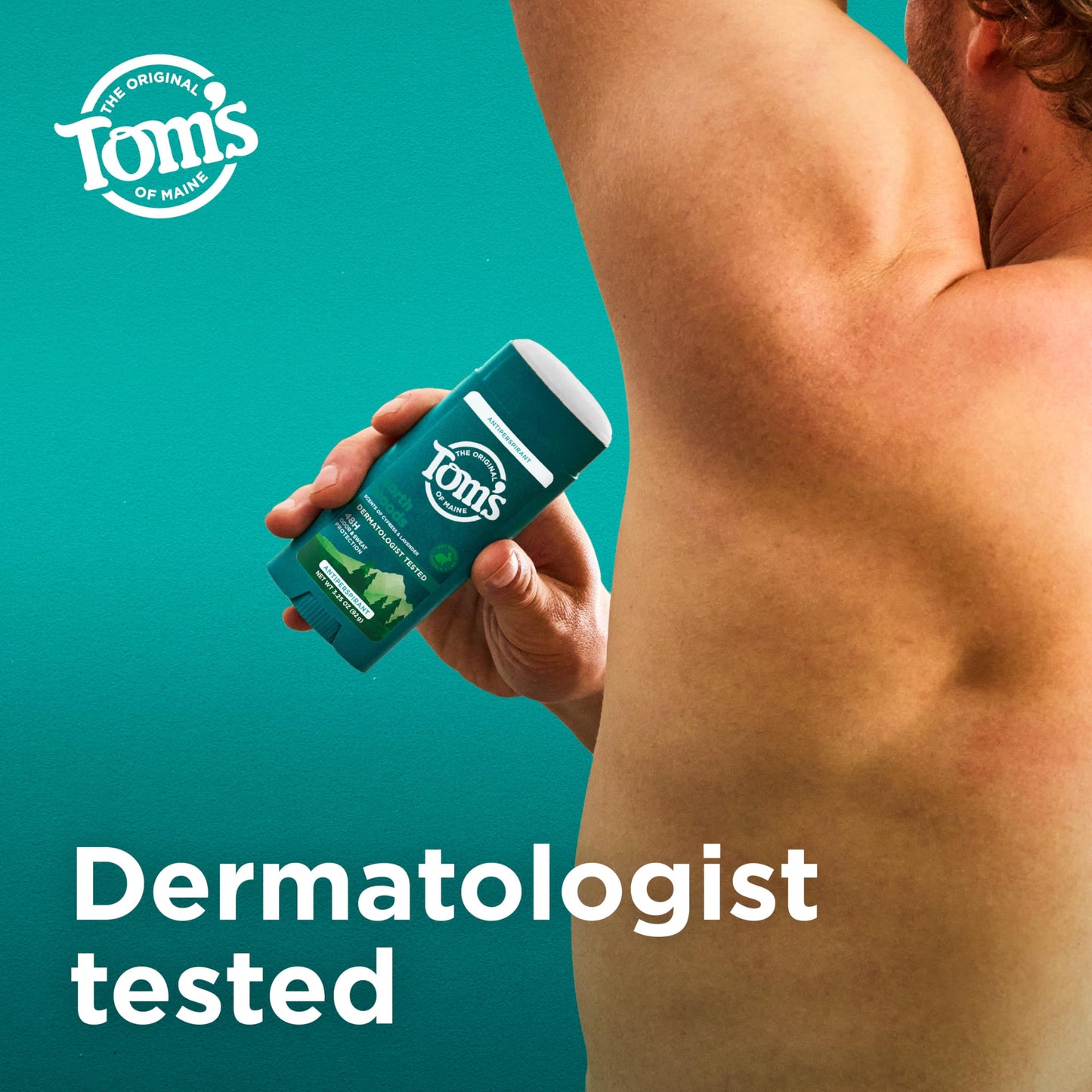 Tom’s of Maine North Woods Antiperspirant for Men and Women, No Artificial Fragrances, Dyes, or Preservatives, Baking Soda Free, 48-Hour Odor Beauty and Personal Care Tom's of Maine