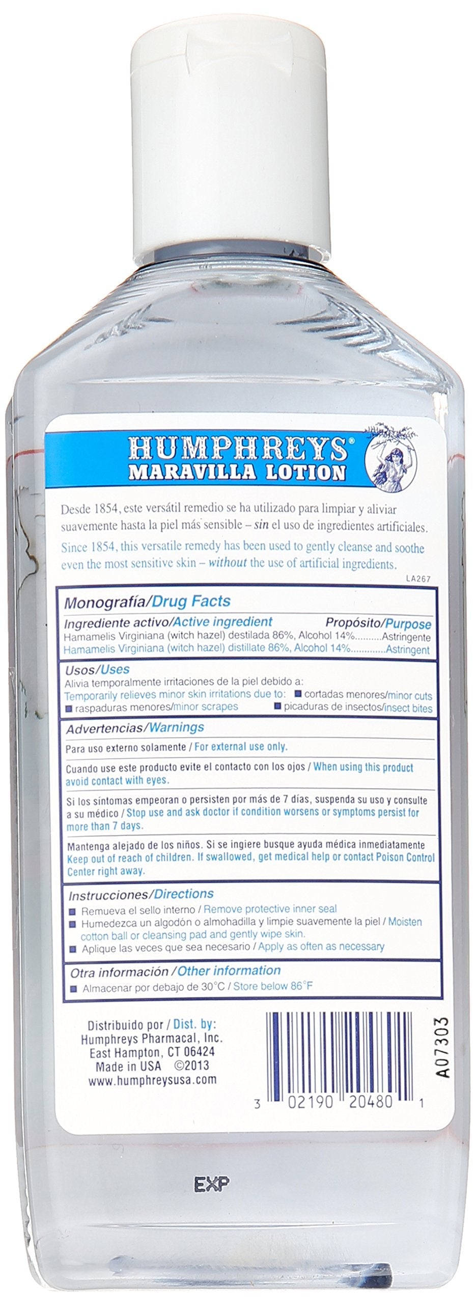 Humphreys Maravilla Lotion 8oz Beauty & Personal Care Humphreys
