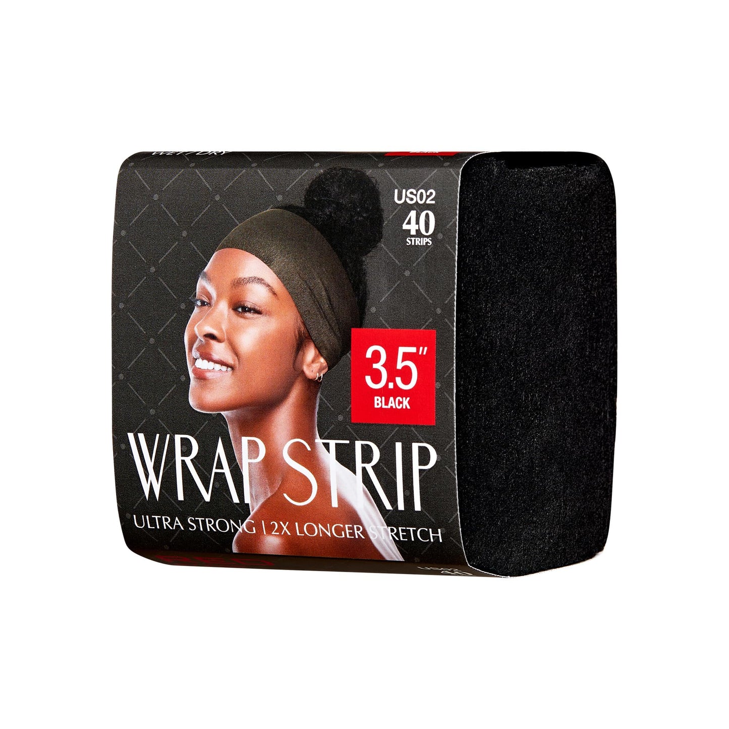 Red by Kiss Hair Wrapping Strip, Ultra Strong 2X Longer Stretch, 40 Strips, Suitable for Wet/Dry Hair, White, Styling Paper for Sleek Hairstyles Beauty & Personal Care Red by Kiss