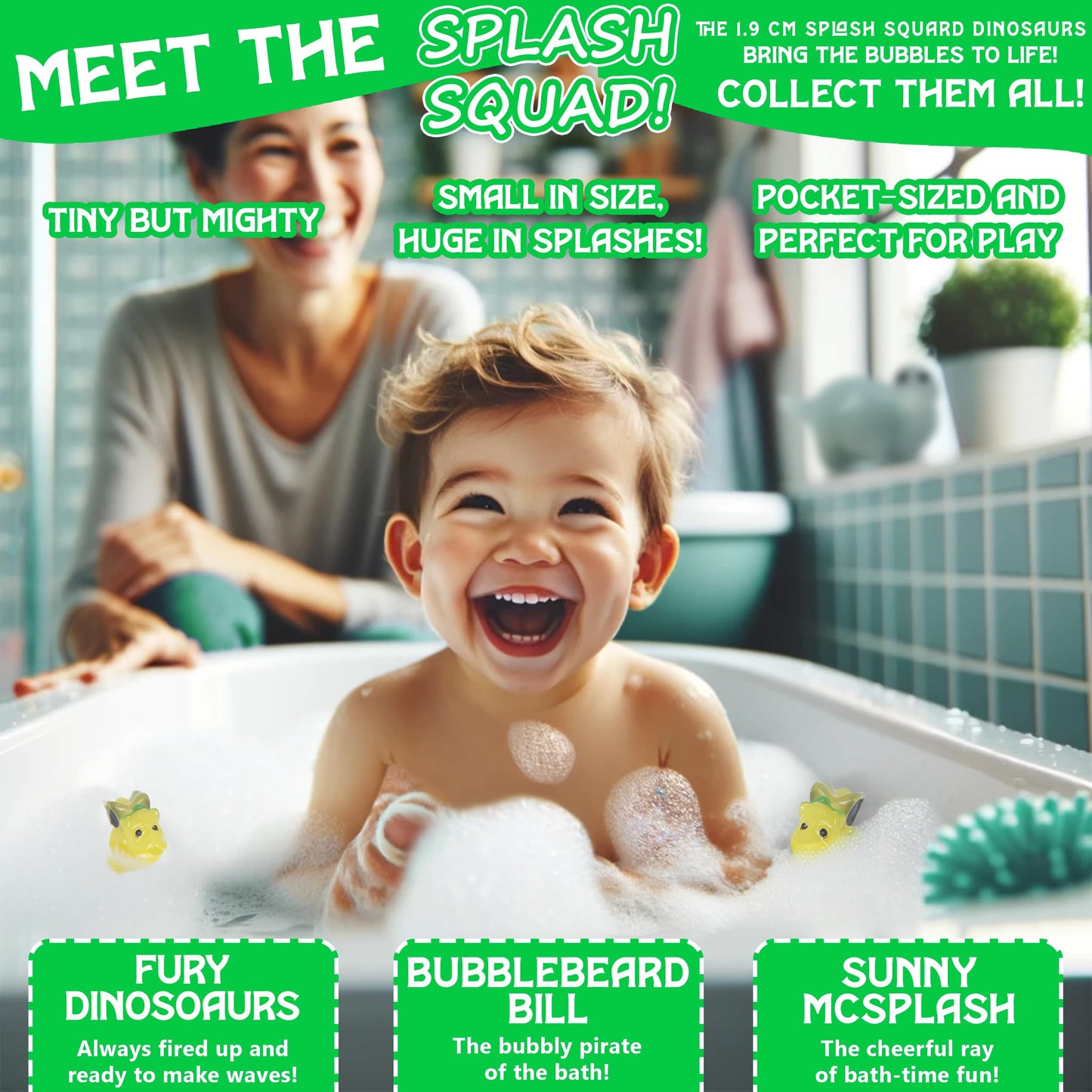 Zenseme Bath Bombs for Boys with Mini Toy Ducks Inside - Kids Bath Bombs Powder - Bubble Bath for Kids - Bathtime Experiment Kit Mix - Blast of Foam Beauty and Personal Care ZenseMe