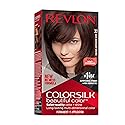 Revlon Colorsilk Beautiful Color Permanent Hair Color, Long-Lasting High-Definition Color, Shine & Silky Softness with 100% Gray Coverage, Ammonia Beauty & Personal Care REVLON