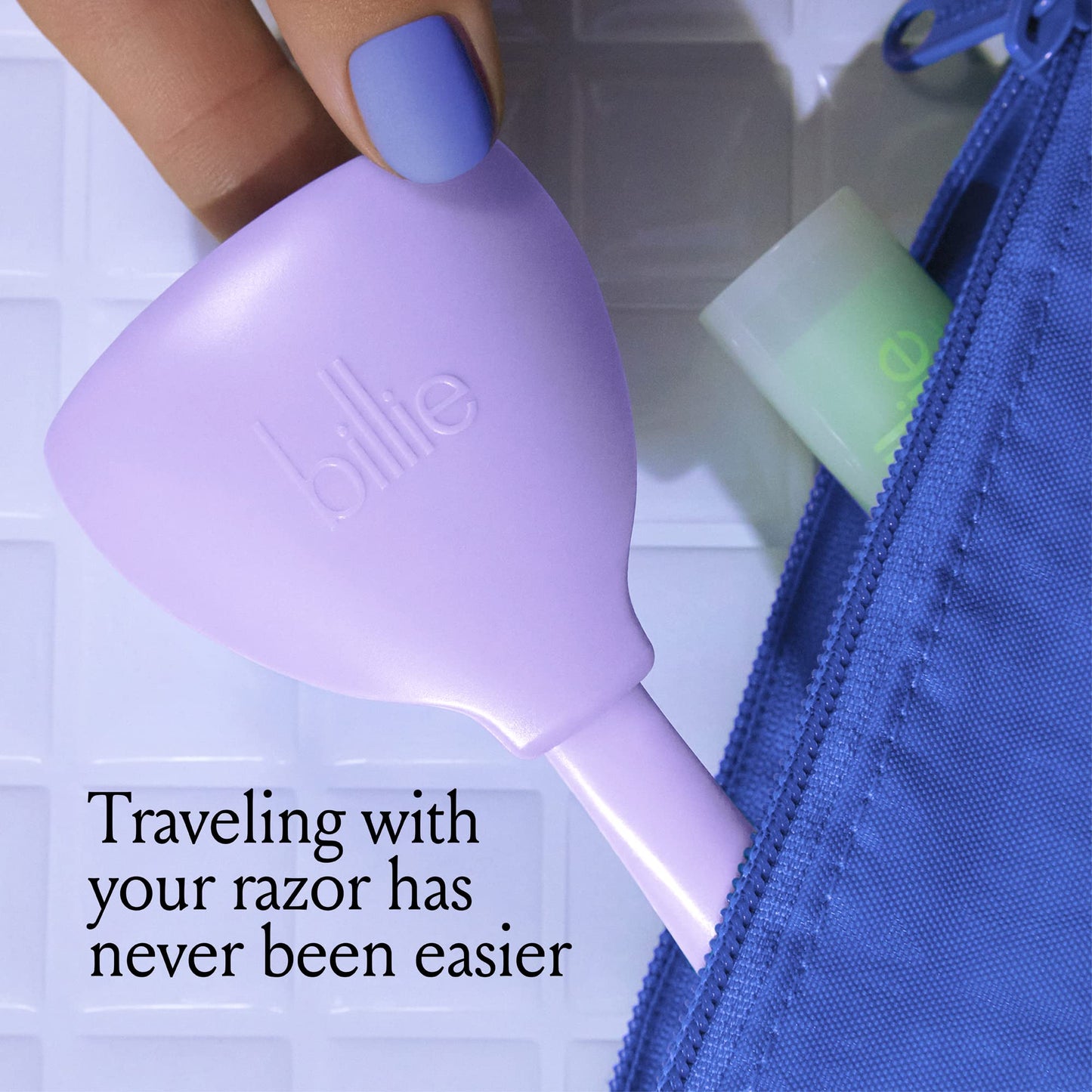 Billie 5-Blade Women’s Razor Travel Case - Take Your Razor To-Go - Magnetic Top - Easy Storage - Portable & Convenient - DreamPop Beauty and Personal Care Billie