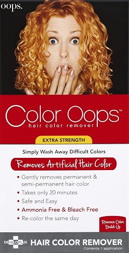 Color Oops hair Color Remover, Extra Strength (Pack of 6) Beauty & Personal Care Developlus