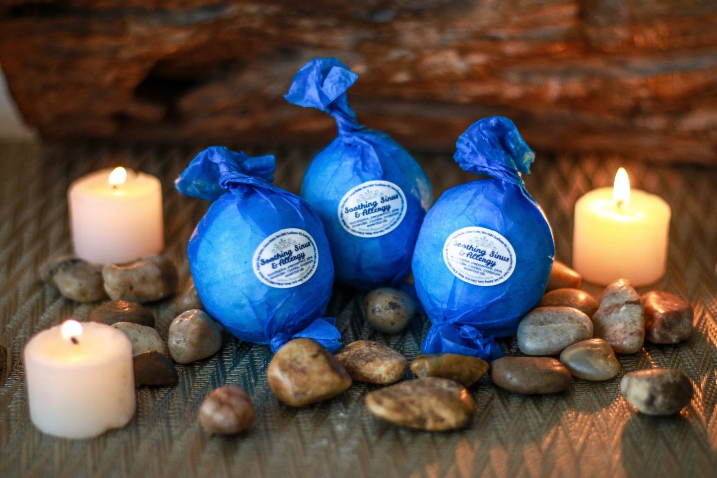 Rejuvelle Bath Bomb Gift Set -6 All Natural Soothing Sinus, Allergy, And Congestion Relief Fizzies. Eucalyptus, Peppermint Essential Oils to Help You Beauty and Personal Care Rejuvelle