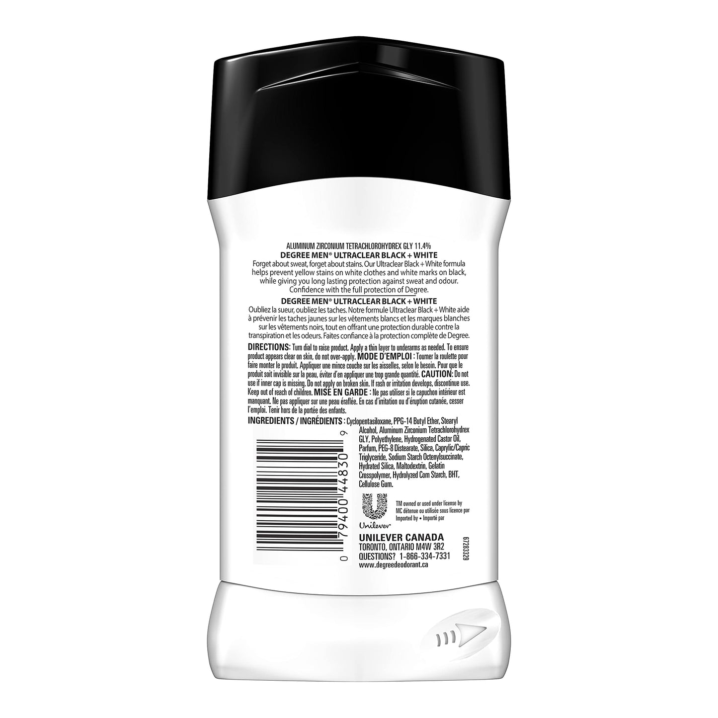 Degree Men UltraClear Antiperspirant Deodorant Fresh 72-Hour Sweat & Odor Protection Antiperspirant For Men With MotionSense Technology 2.7 oz Beauty and Personal Care Degree