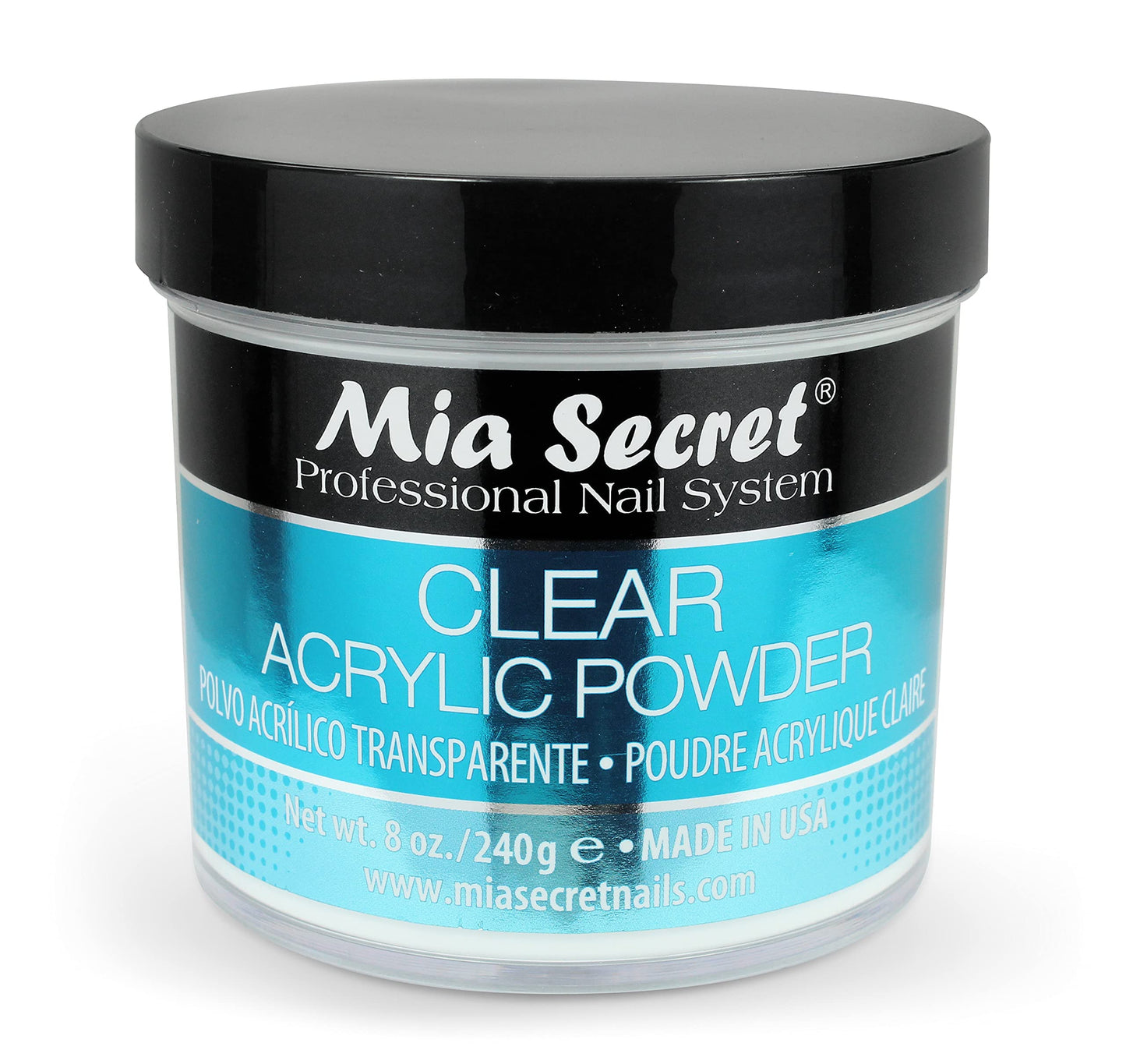 Mia Secret Clear Acrylic Powder (8oz) Beauty & Personal Care Mia Secret