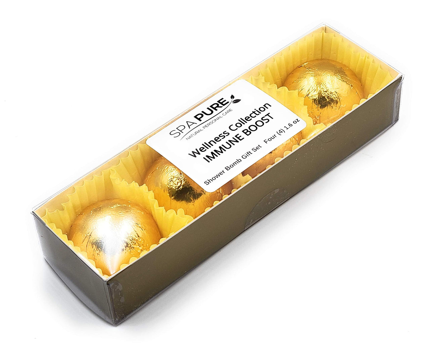 Spa Pure Immune Boost Aromatherapy Shower Steamers Bombs - Shower Bombs with Essential Oils - Unisex Bath Melts - Self Care and Relaxation Shower Beauty and Personal Care Spa Pure