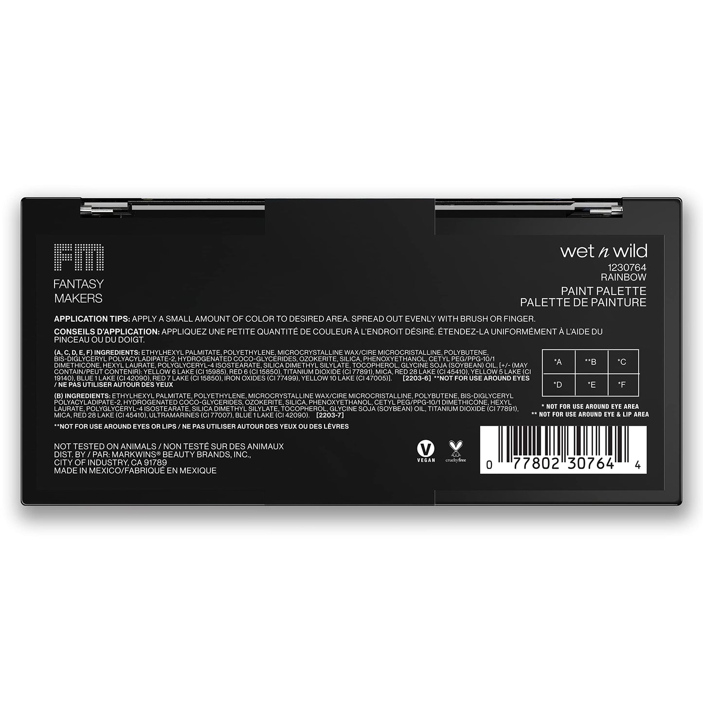 wet n wild Fantasy Makers Halloween Paint Palette Rainbow Beauty & Personal Care wet n wild