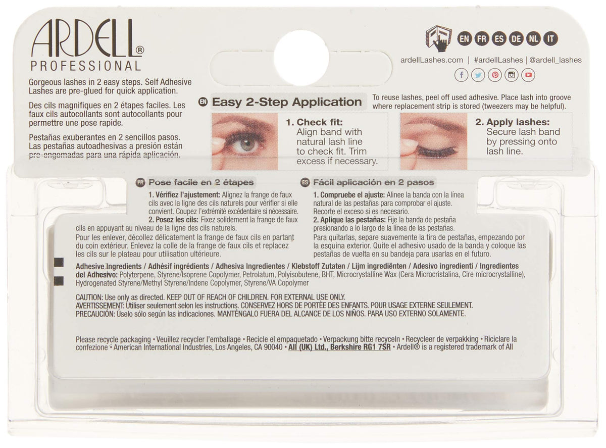 Ardell Self-Adhesive Lashes, 105S Beauty & Personal Care Ardell