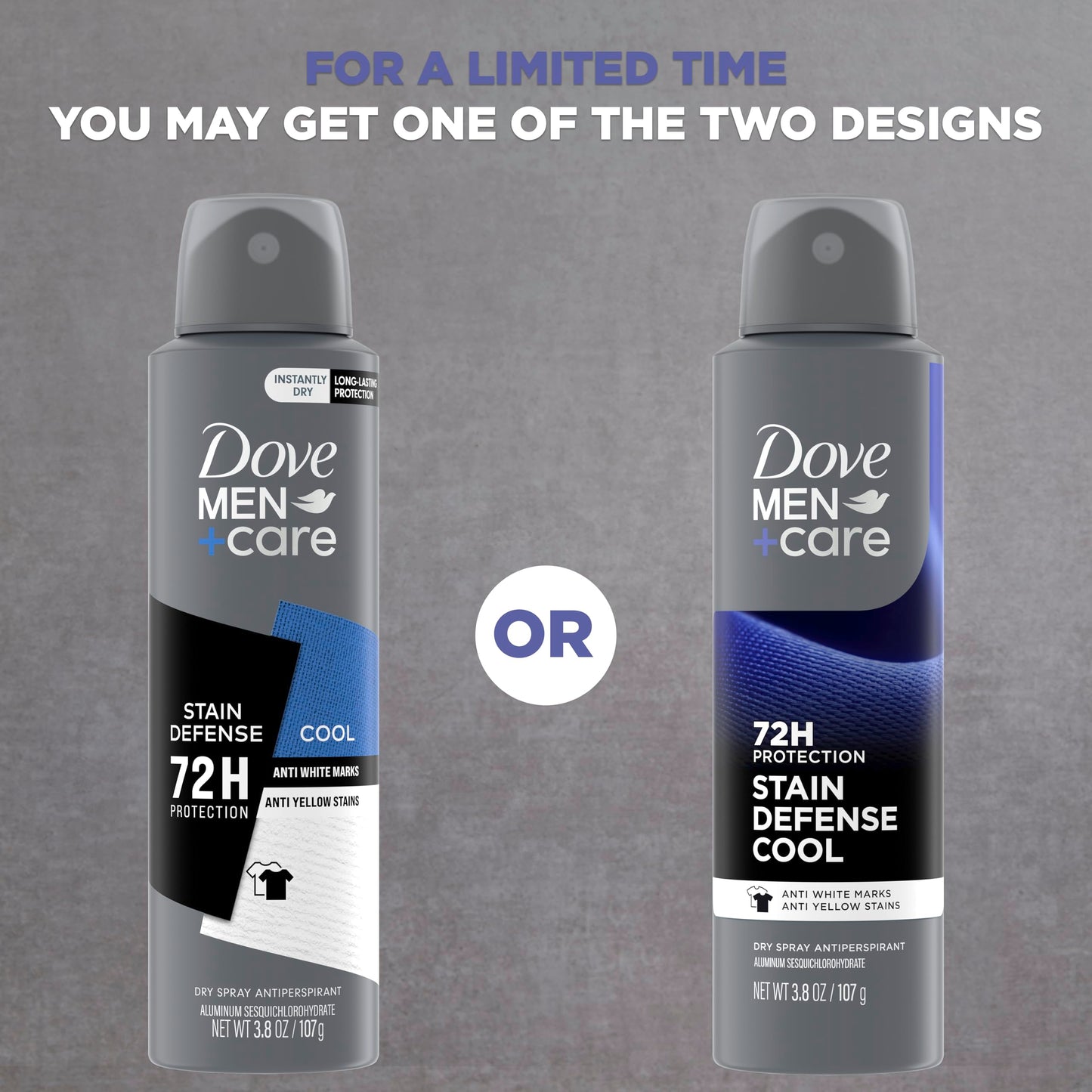 Dove Men+Care Antiperspirant Deodorant Stain Defense Cool Dry Spray For Men Anti-White Marks & Yellow Stains, 72-hour Sweat and Odor protection Beauty and Personal Care DOVE MEN + CARE