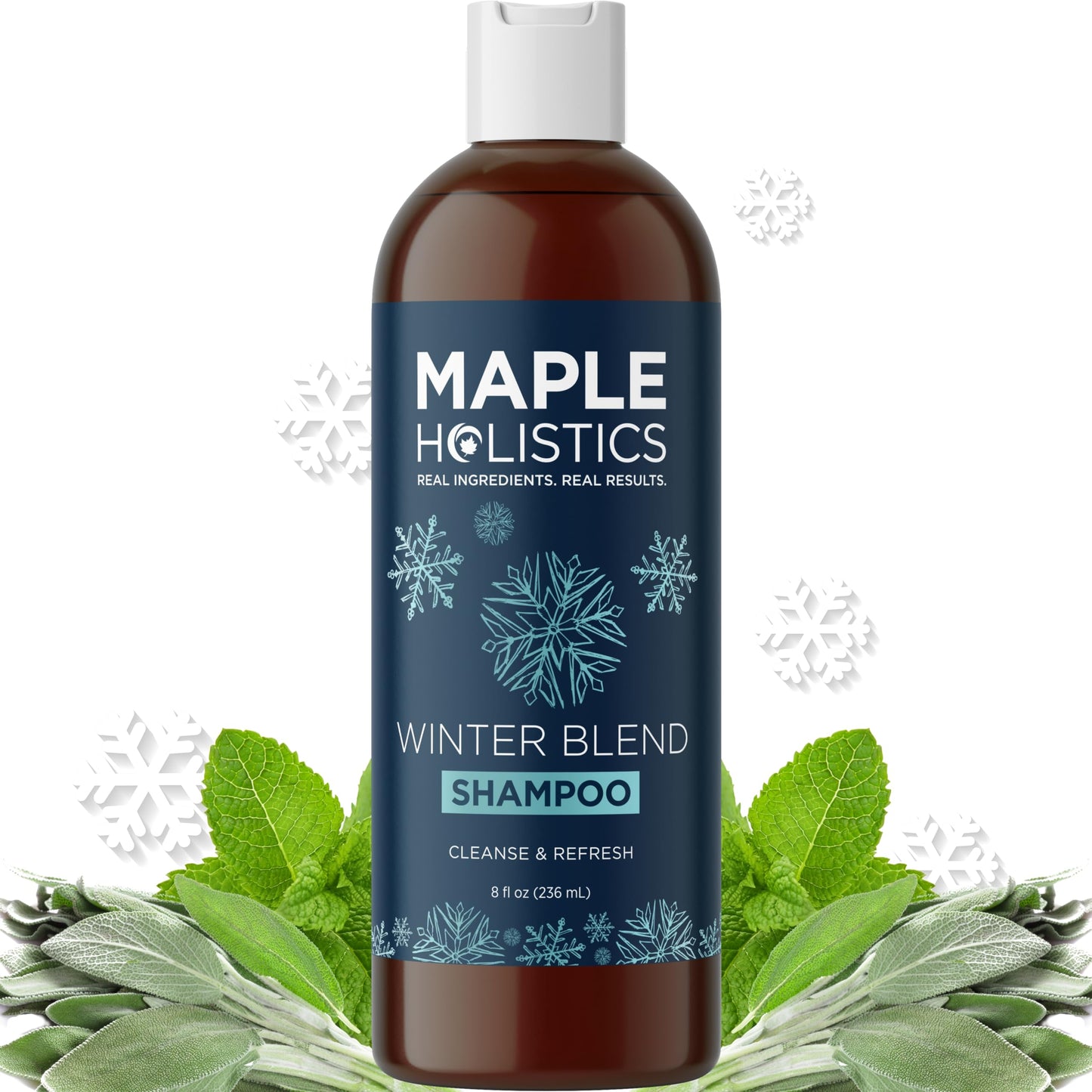 Sulfate Free Hard Water Shampoo - Deep Clarifying Shampoo for Build Up of Product and Minerals with Five Cleansing Mint Essential Oils Beauty & Personal Care Maple Holistics