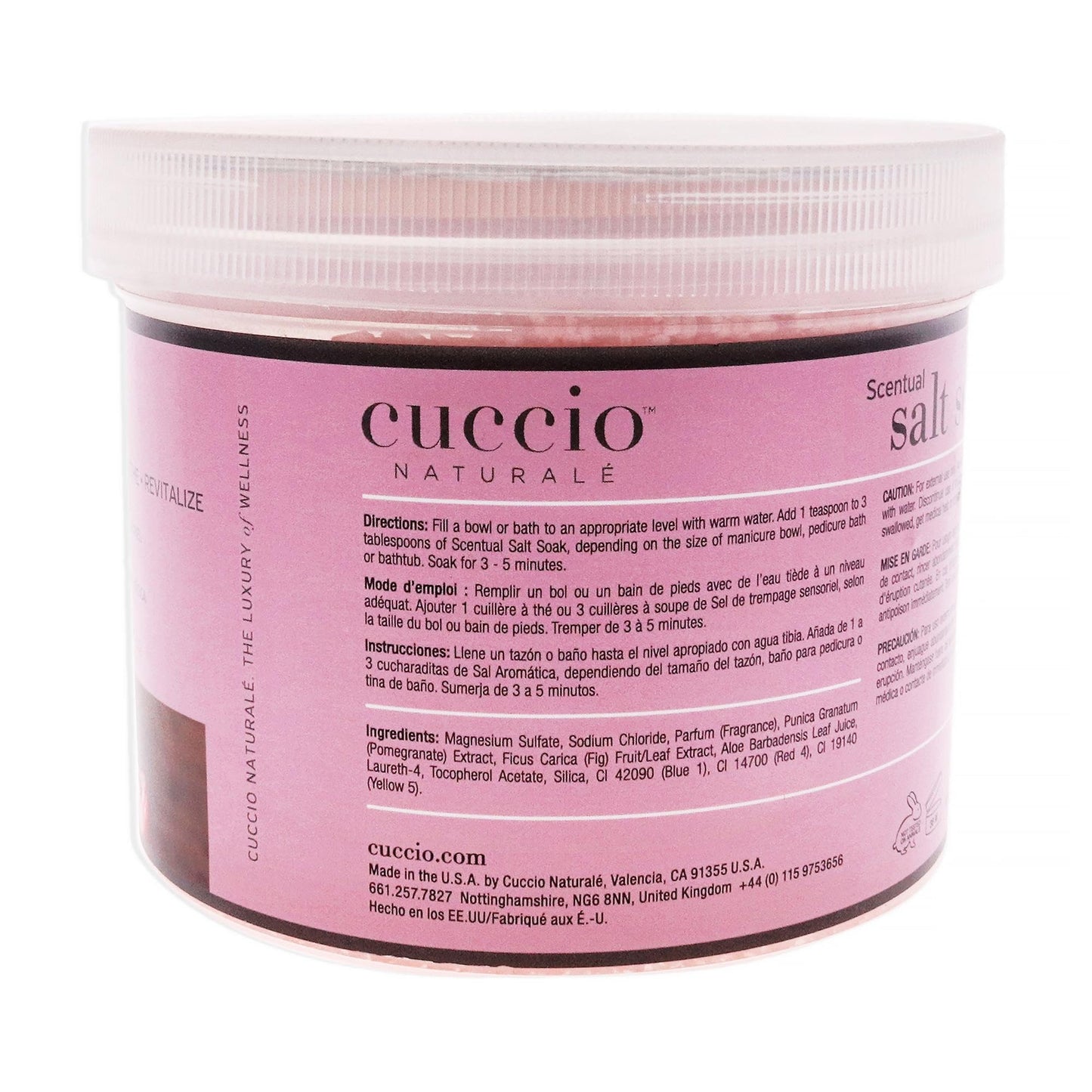 Cuccio Naturale Scentual Salt Soak - Invigorating Salts With An Irresistible Scent - Rejuvenate And Soothe Tired Feet - Softens And Leaves The Skin Beauty & Personal Care Cuccio Naturale