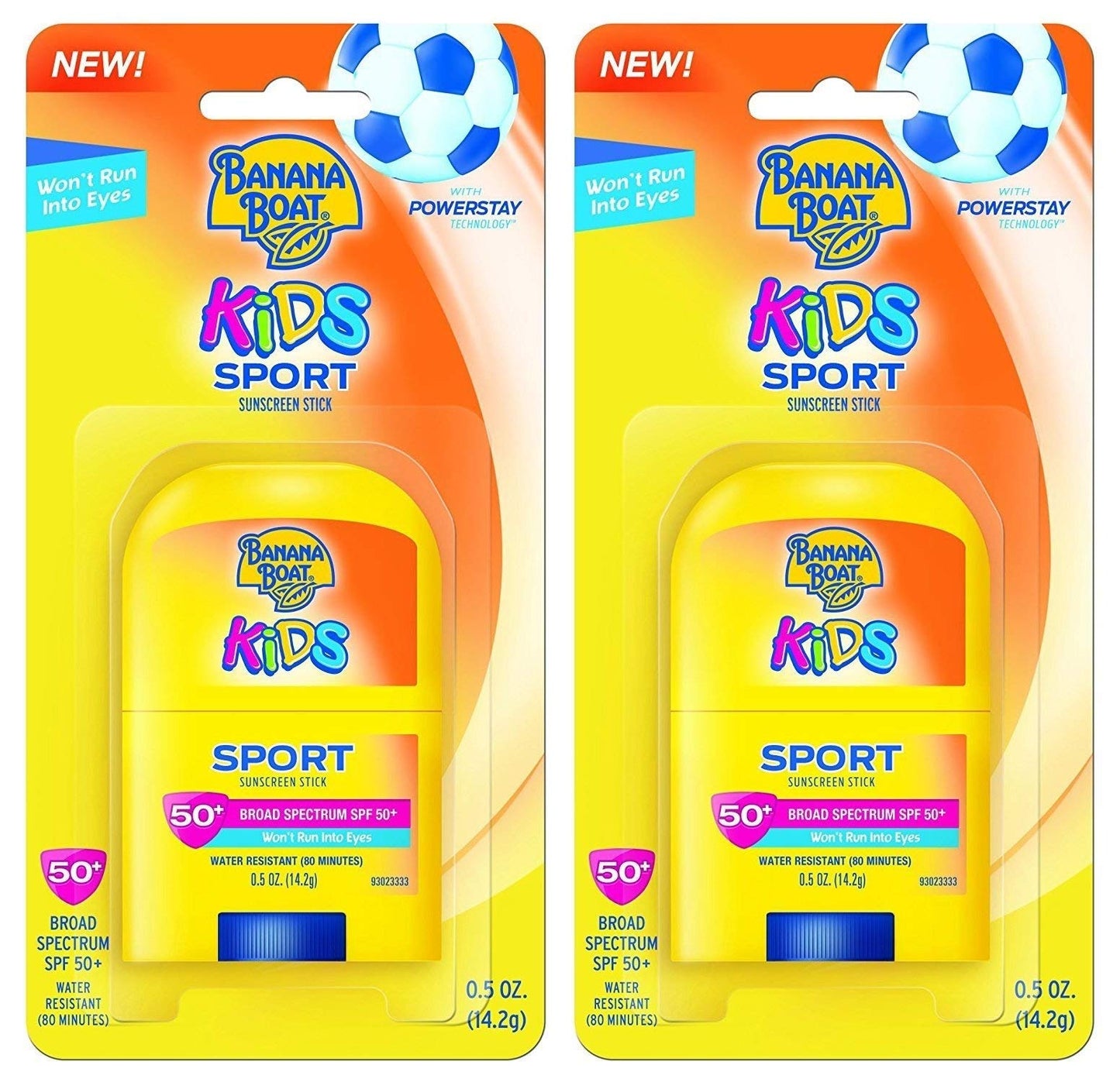 Banana Boat Spf#50+ Kids Sport Stick 0.5 Ounce (14ml) (2 Pack) Beauty & Personal Care Banana Boat
