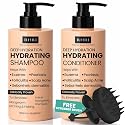 34 OZ Hydrating Shampoo & Conditioner Set for Dry, Damaged, Oily & Fine Hair | Strengthens Roots for Thicker, Stronger Hair, Nourishes Scalp, Reduces Beauty & Personal Care Rida Hair Research Institute