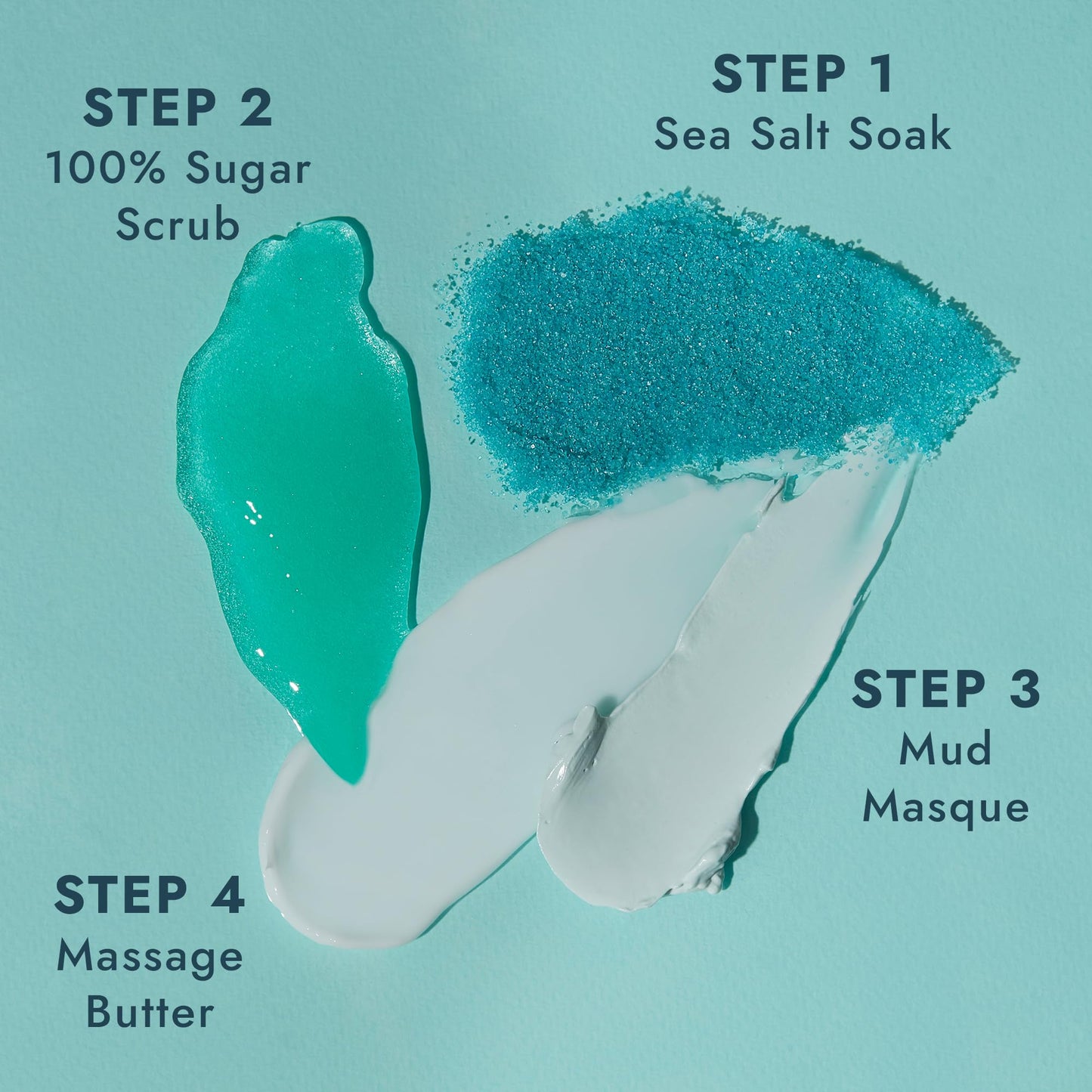 VOESH Pedi in a Box 4 Step Fresh Trio - 3 Pack of Ocean Refresh, Eucalyptus Energy Boost, & Cucumber Fresh Pedicure Set, DIY Pedi, Foot Spa Beauty & Personal Care VOESH