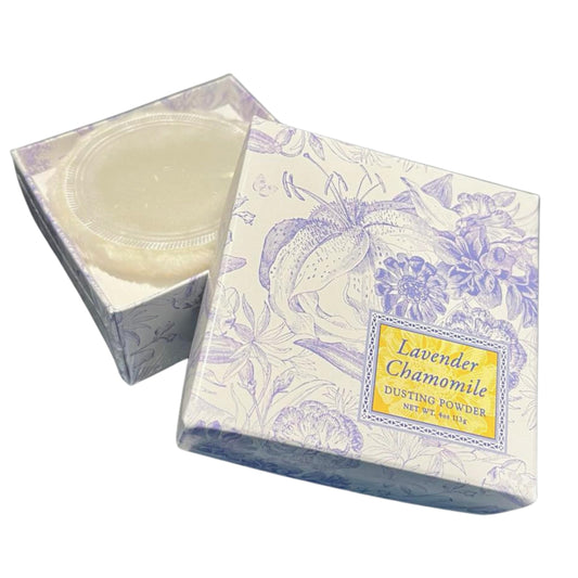 Greenwich Bay Trading Company Lavender Chamomile Dusting Powder - 4 oz, Gentle Talc-Free Body Powder with Soothing Lavender & Chamomile, Ideal for All Beauty & Personal Care Greenwich Bay Trading Company