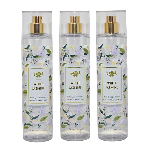 Bath & Body Works Fragrance Mist 3-Pack 8oz Each (White Jasmine) Beauty & Personal Care Bath & Body Works