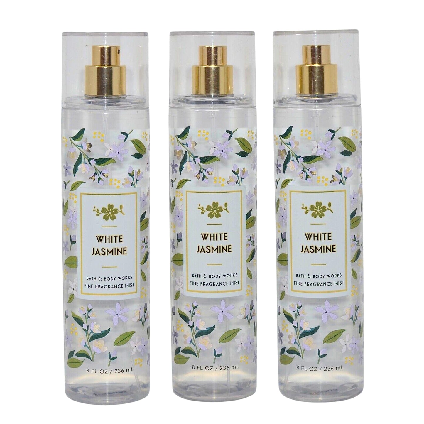Bath & Body Works Fragrance Mist 3-Pack 8oz Each (White Jasmine) Beauty & Personal Care Bath & Body Works