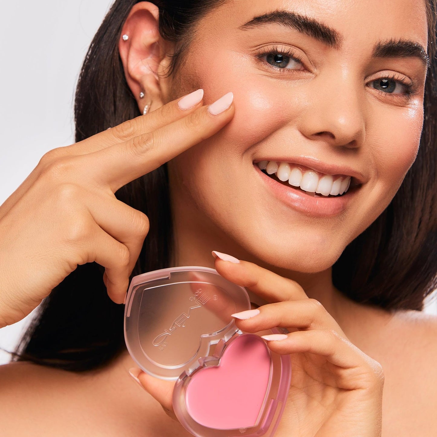 The Crème Shop Creme Blush Balm - Buildable, Long-lasting, Easily Blendable Cream Blush for Naturally Dewy Finish - Korean Beauty Cosmetic (Adore U) Beauty & Personal Care The Crème Shop
