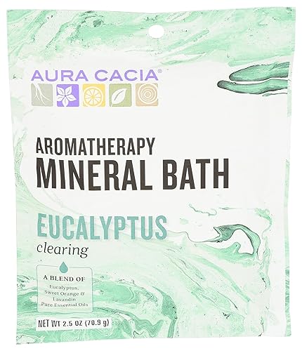 Aura Cacia, Mineral Bath Eucalyptus, 2.5 Ounce Beauty & Personal Care Aura Cacia