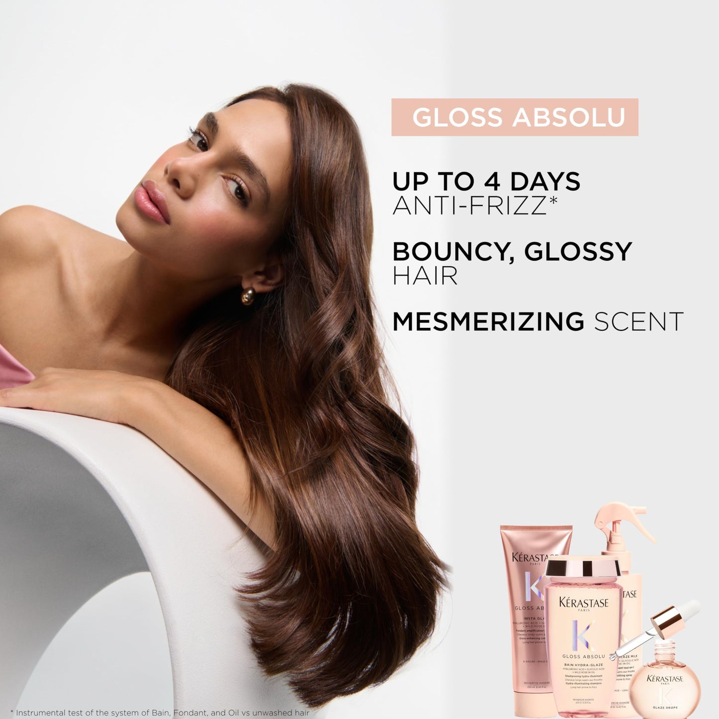Kerastase Gloss Absolu High-Shine Anti-Frizz Conditioner - Deeply Hydrates & Detangles, Instantly Softens, For Glossy & Bouncy Hair, 8.45 Fl Oz Beauty and Personal Care KÉRASTASE