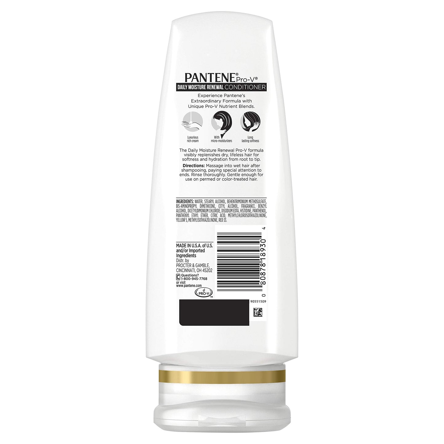 Pantene Daily Moisture Renewal Duo set, 12.6 Oz Shampoo and 12 Oz Conditioner Beauty & Personal Care Pantene