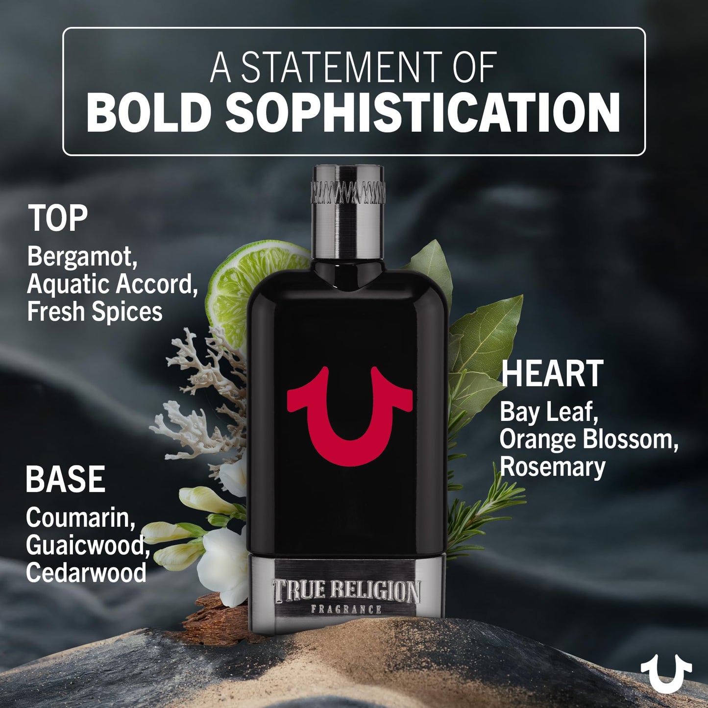 True Religion for Men - Cologne - fresh, woody, wearable for any occasion - citrus, bergamot, aquatic, marine, spicy, orange blossom, rosemary Beauty & Personal Care True Religion