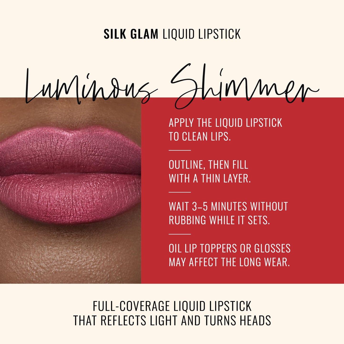 Runway Rogue Silk Glam Liquid Lipstick, Long Wear Frosted Berry-Rose Lipstick, ‘First Class’ Beauty & Personal Care Runway Rogue