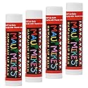 MAUI MIKE'S Best Tasting Lip Balm STRAWBERRY (4 PACK) Contains Aloe Vera,Vitamin E and Beeswax. Glides on Smooth Like the Perfect Wave. Great Beauty & Personal Care MAUI MIKE'S