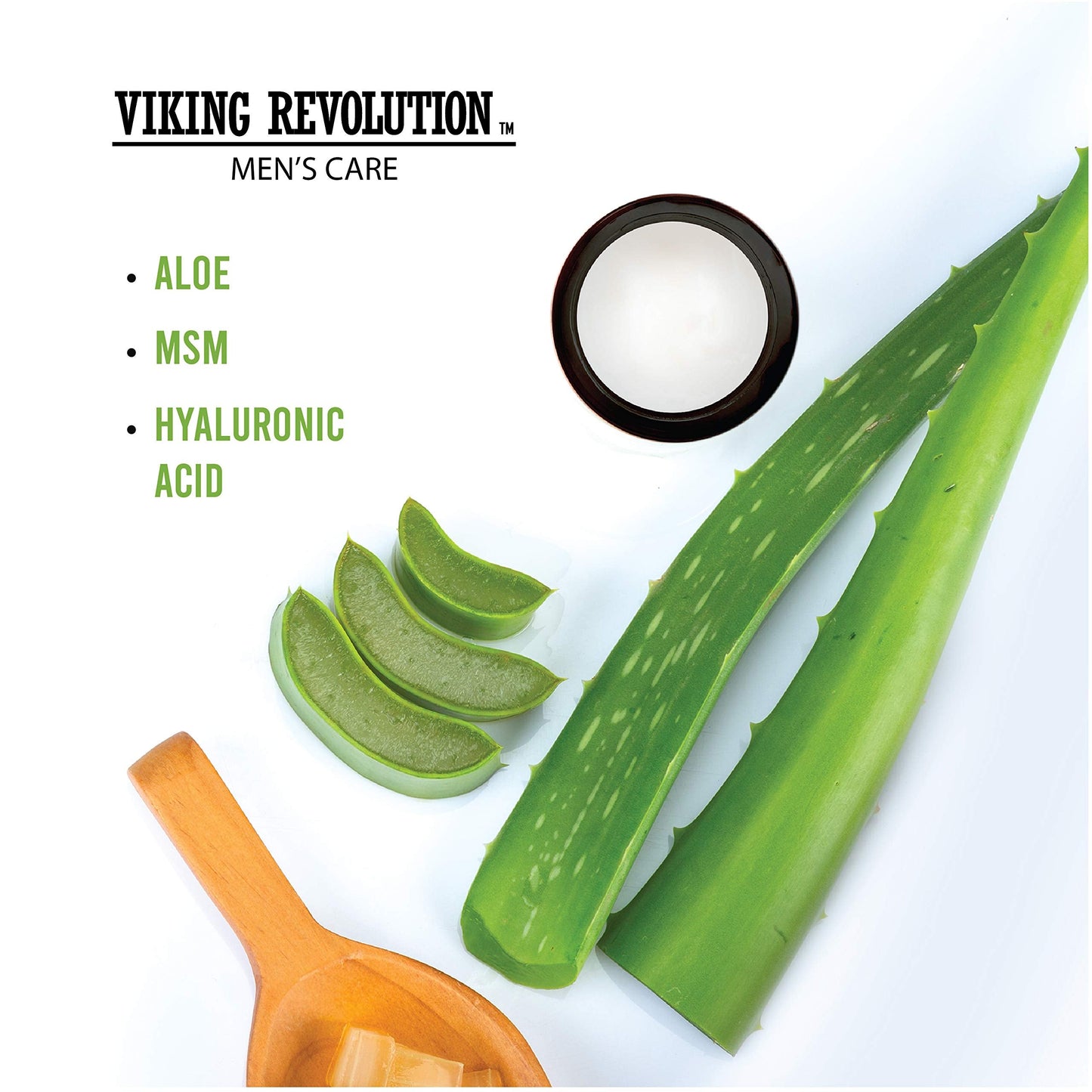 Viking Revolution Men's Eye Cream - Natural Anti-Aging, Dark Circle Treatment, Reduces Puffiness & Crowsfeet - 6ml Beauty & Personal Care Viking Revolution
