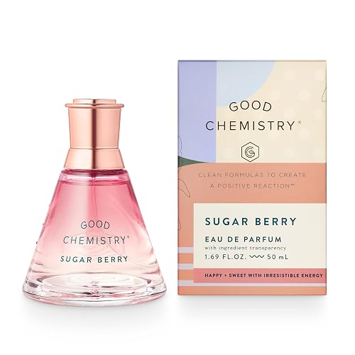 Good Chemistry Sugar Berry Eau de Parfum 1.7 fl oz - Long-Lasting Perfume with Freesia, Raspberry, & Vanilla - Sweet, Clean & Vegan Beauty & Personal Care Good Chemistry