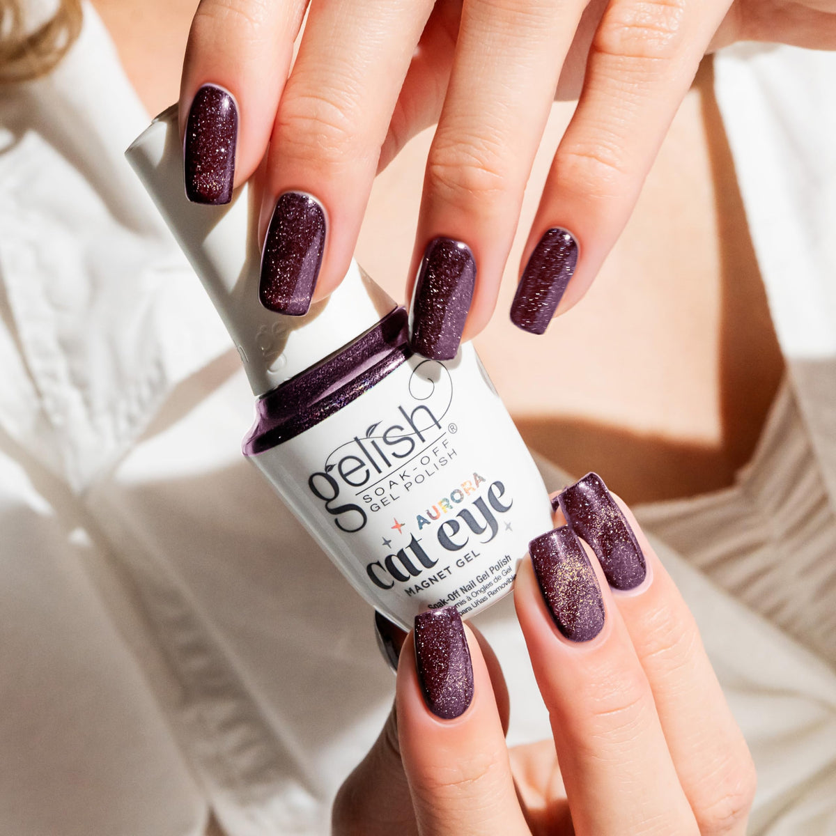 Gelish Aurora Cat Eye Reflective Magnet Gel Polish - Landing on Mars, 15mL
