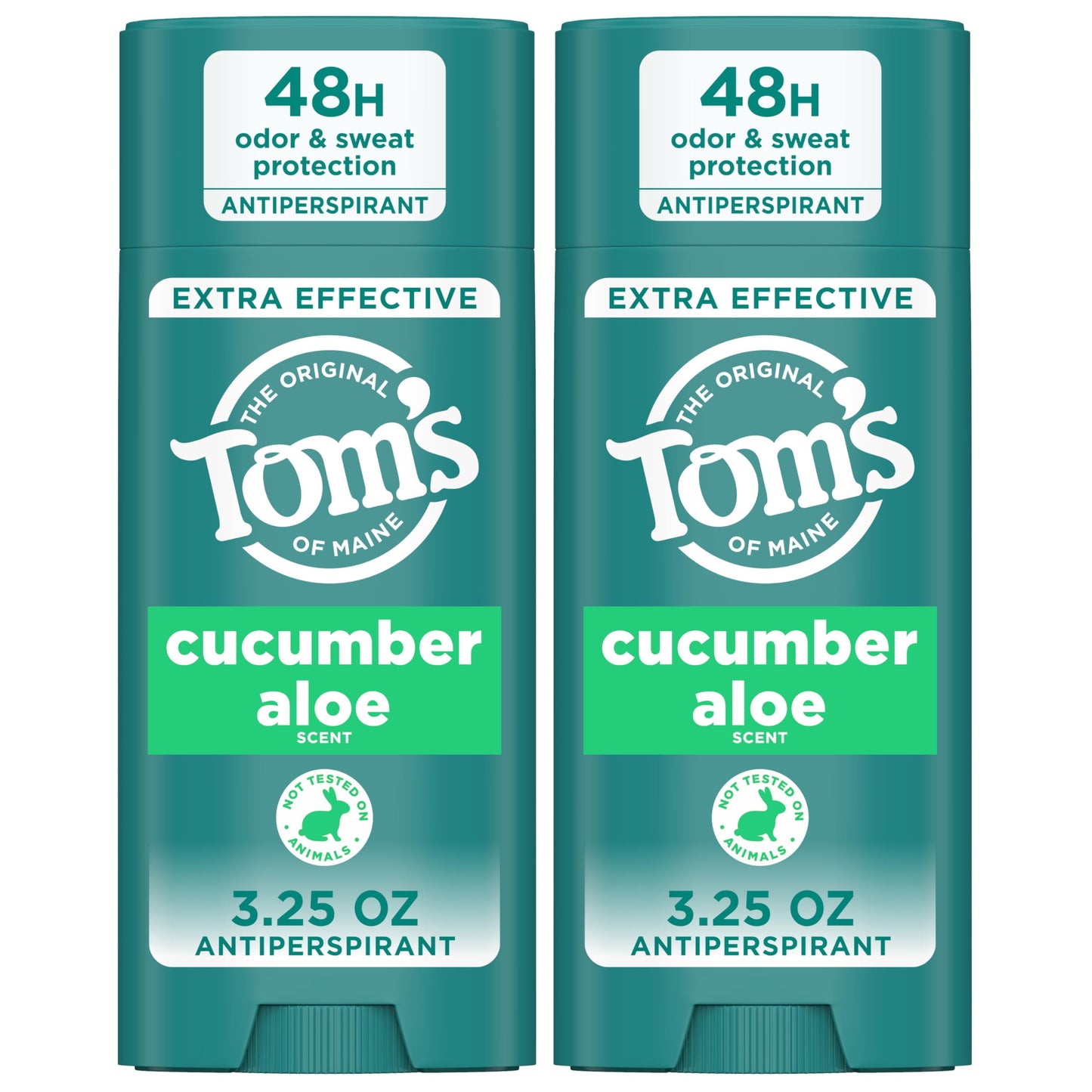Tom’s of Maine Cucumber Aloe Antiperspirant, For Women and Men, 3.25 oz (2 Pack) Beauty and Personal Care Tom's of Maine