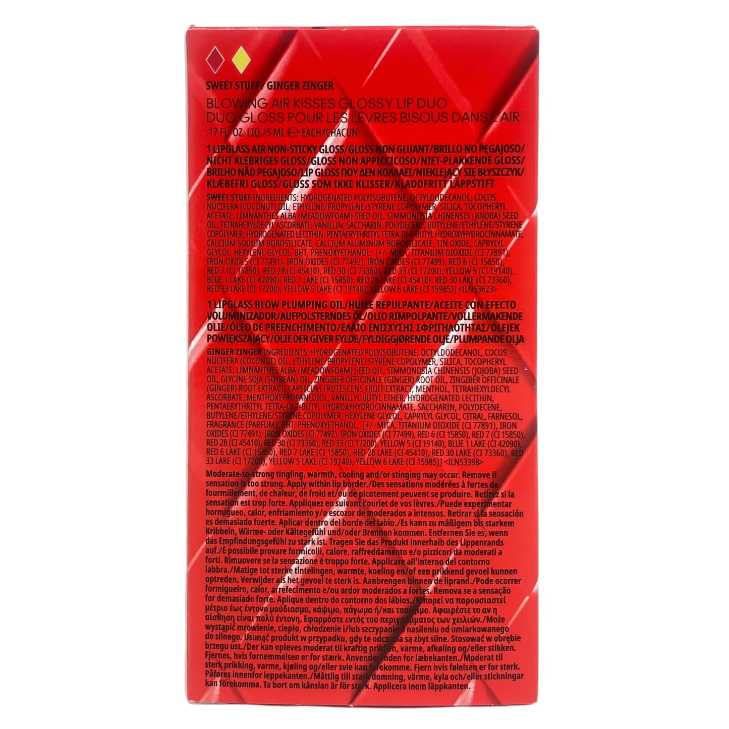 MAC M·A·C Cosmetics Holiday Exclusive Blowing Air Kisses Glossy Lip Duo - Sweet Stuff/Ginger Zinger Beauty & Personal Care MAC