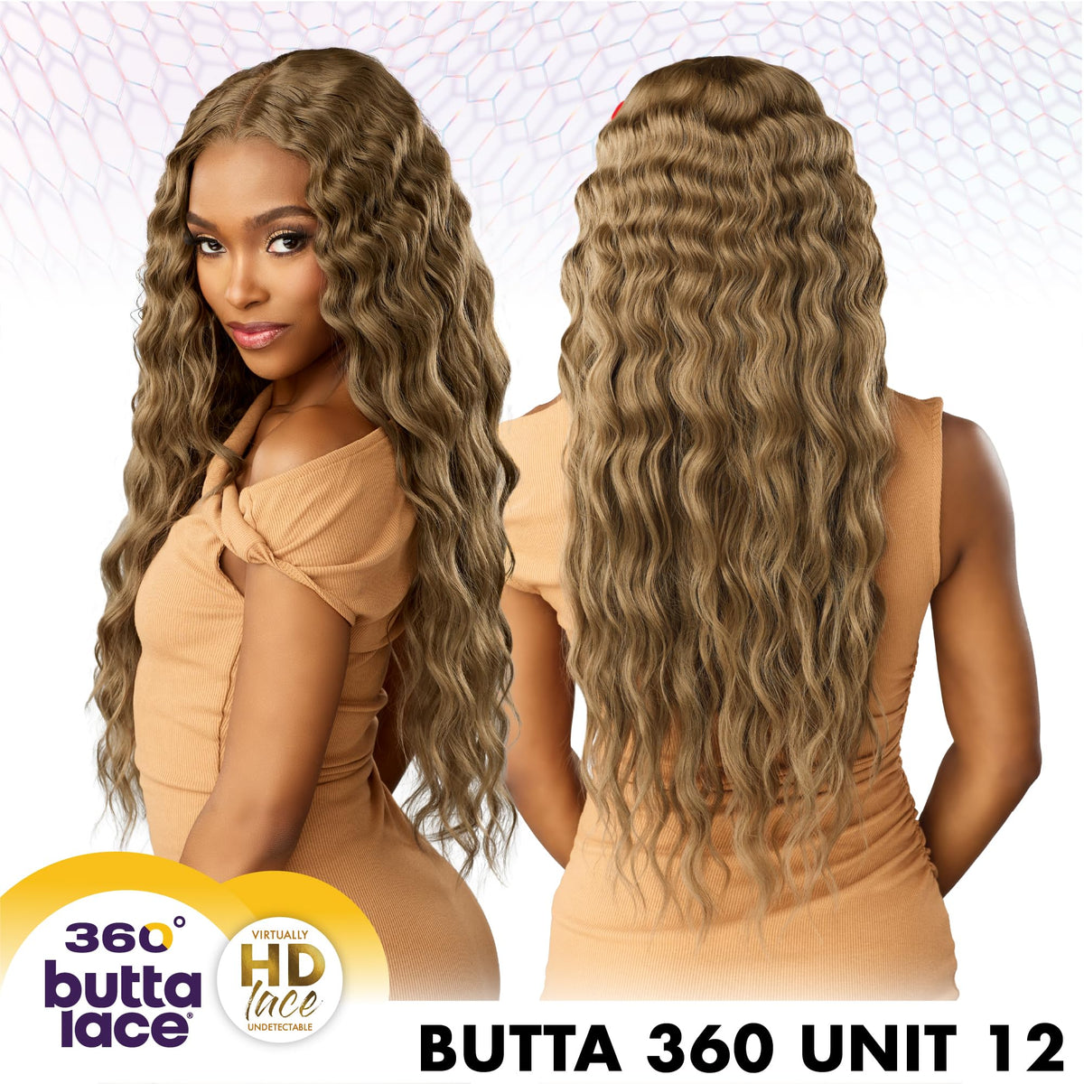 Sensationnel Butta 360 LaceWig-Unit 12, NATURALROOTSCHESTNUT