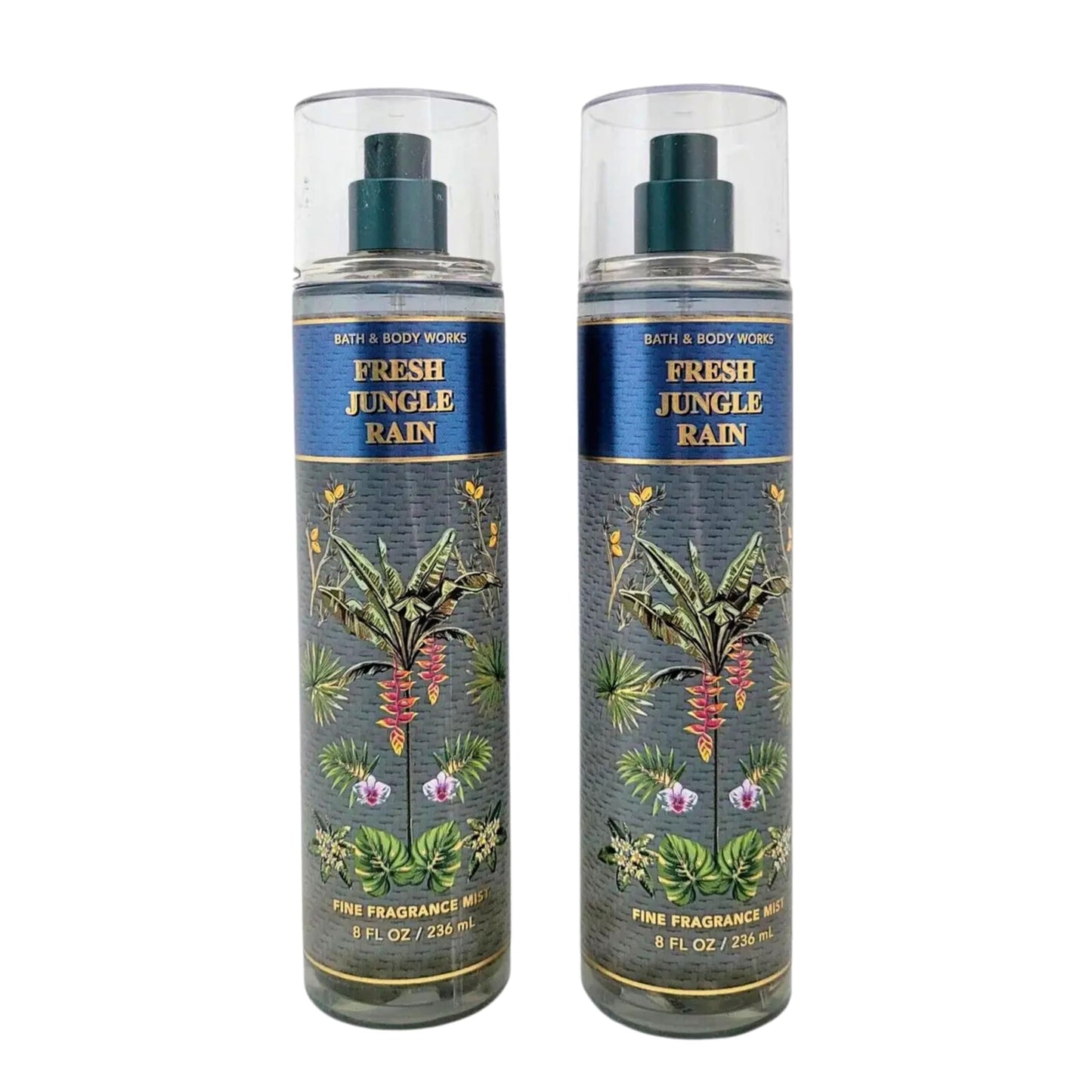 Bath & Body Works Fragrance Mist, Gift Set of 2, 8oz Each (Fresh Jungle Rain) Beauty & Personal Care Bath & Body Works