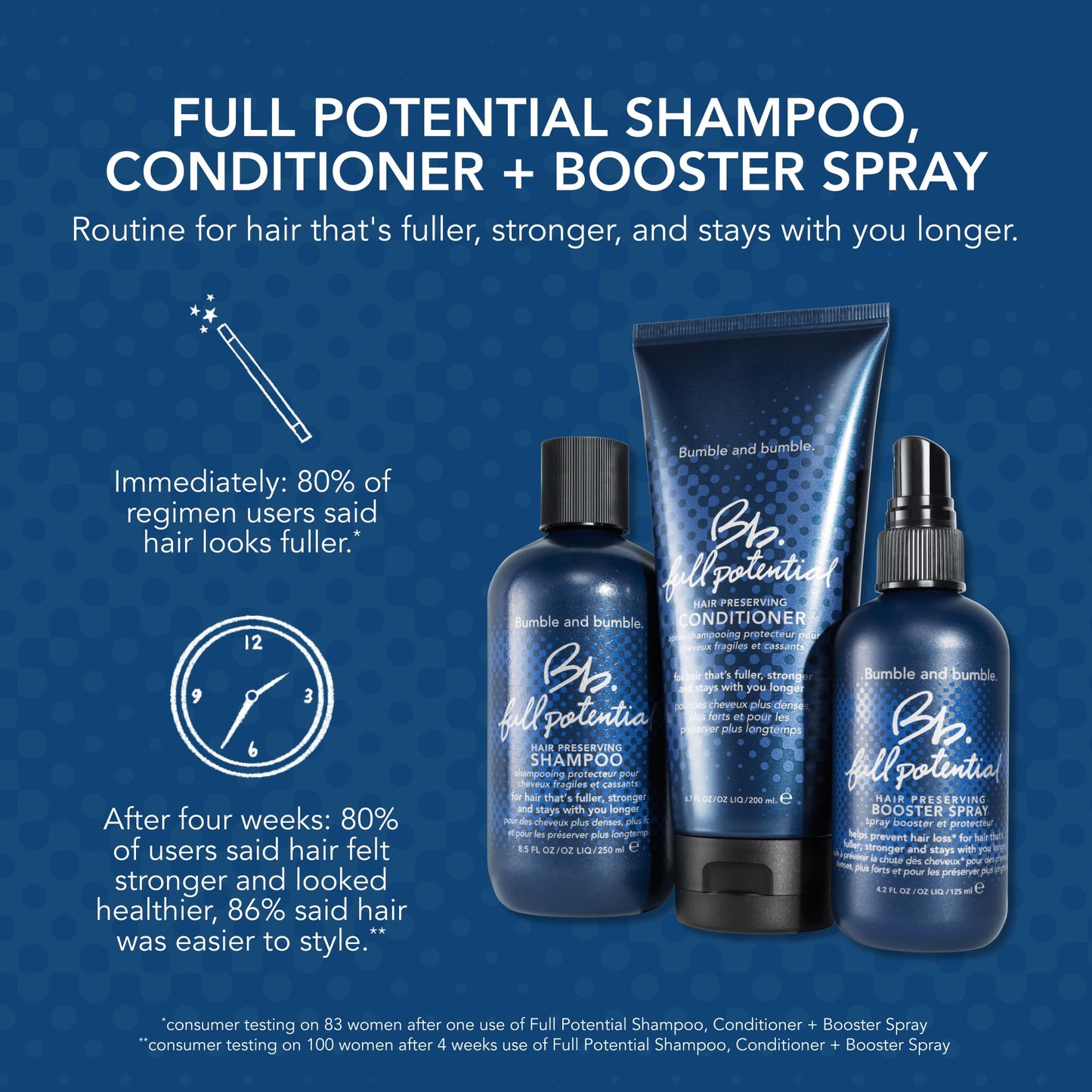 Bumble and bumble. Full Potential Hair Preserving Booster Spray Hair Mist | Strengthening + Prevents Breakage | For Fuller, Stronger Hair, 4.2 Fl Oz Beauty & Personal Care Bumble and bumble.