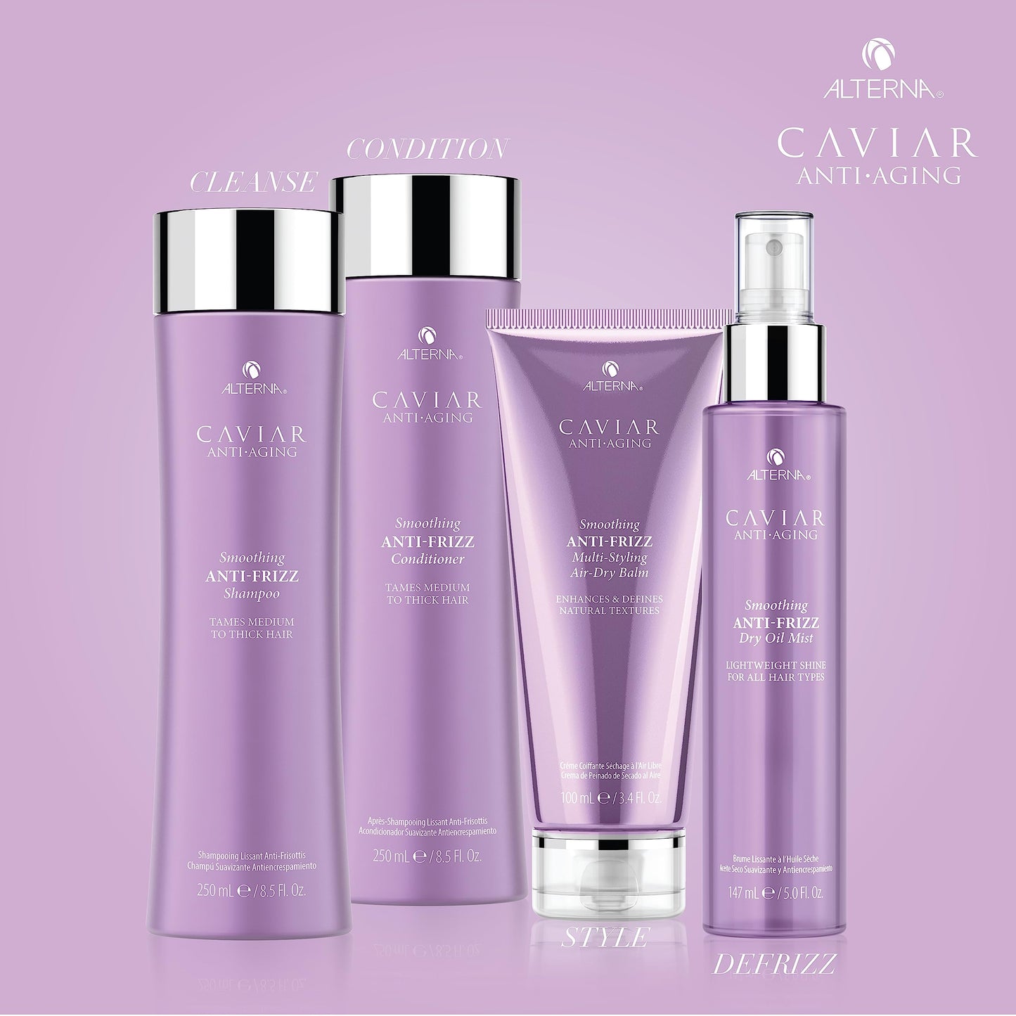 Alterna Haircare CAVIAR Anti-Aging Smoothing Anti-Frizz Conditioner 16.5 Fl Oz| For Medium, Thick Hair | Smooths Hair, Tames Frizz | Sulfate Free Beauty & Personal Care Alterna