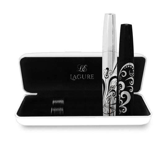 400x Silk Fiber Lash Mascara - Best for Thickening & Lengthening Eyelashes - Premium Quality, Last All Day, Waterproof, Smudge proof, Hypoallergenic Beauty & Personal Care Lagure