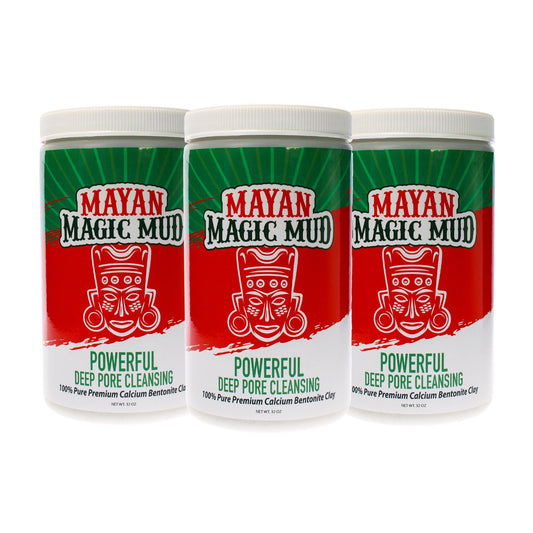 Mayan Magic Mud- Premium Indian Healing Clay- Powerful Deep Pore Cleansing Facial and Body Mask- 100% Pure Calcium Bentonite Clay- Treat Acne Beauty & Personal Care Mayan Magic Mud