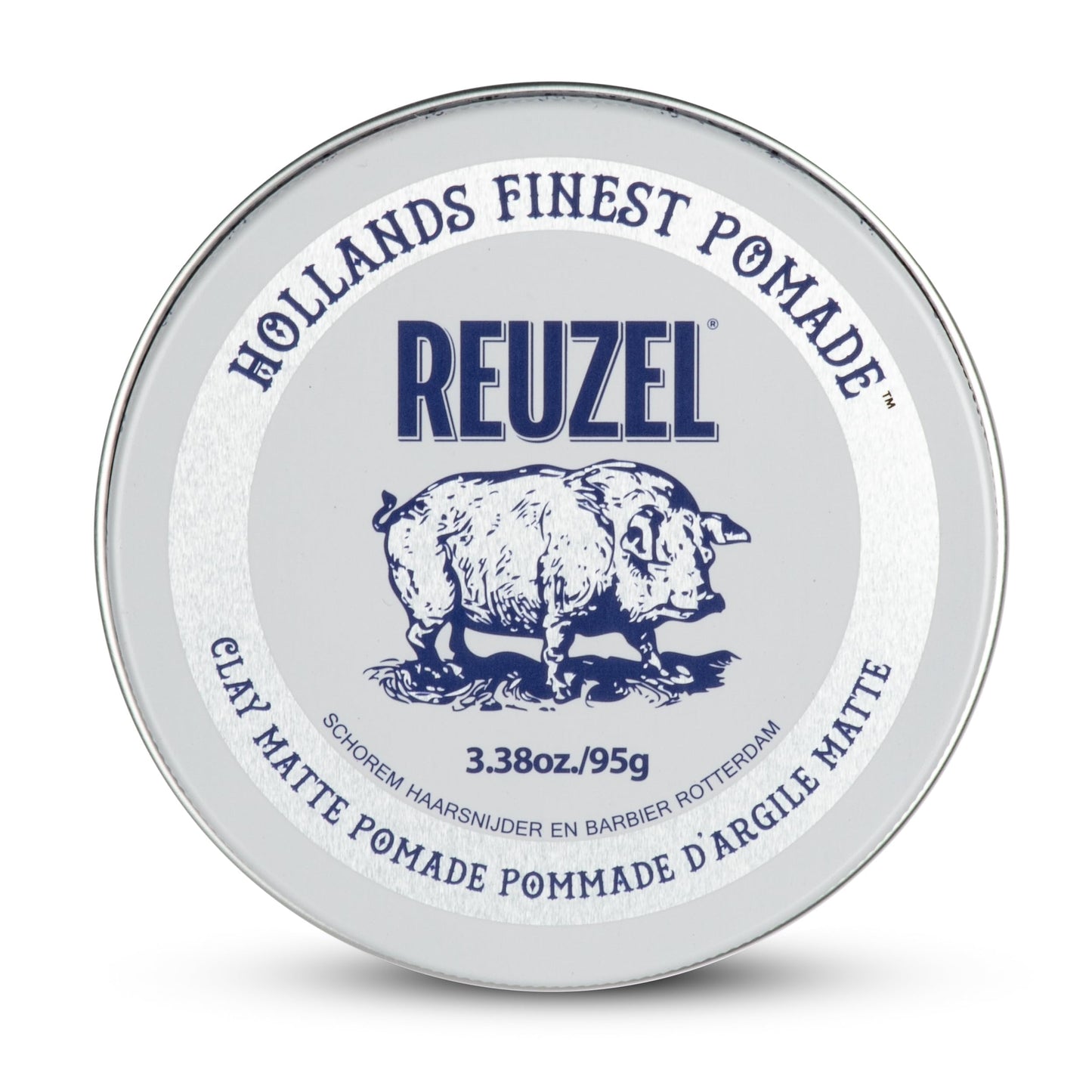 REUZEL Clay Matte Pomade, Medium All Day Hold, Water Soluble Styling, Matte Finish and Flake Free, Easy To Wash Out, For All Hair Types Beauty & Personal Care REUZEL