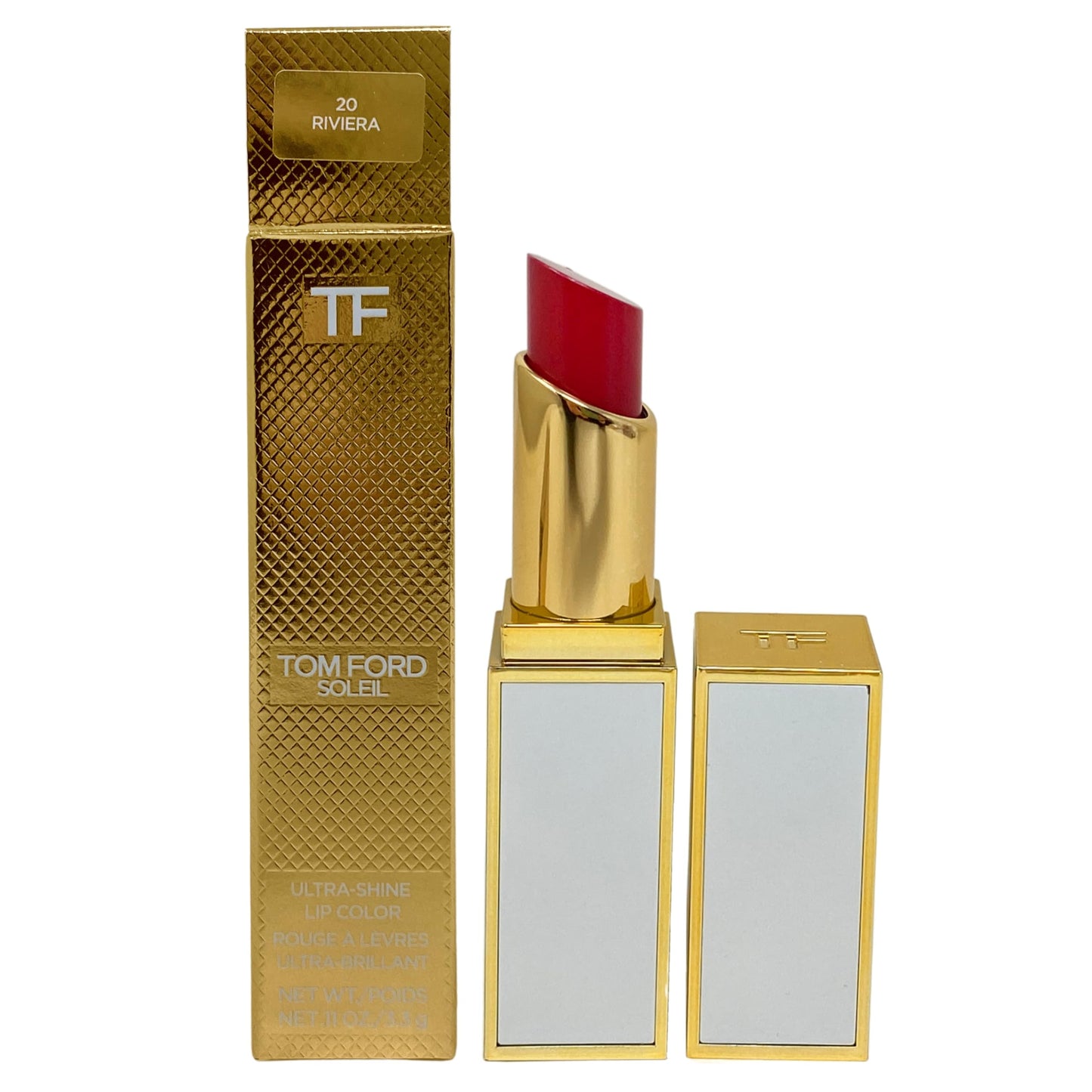 Tom Ford Ultra Shine Lip Color -29 Riviera- (Red with brown undertones) 0.11 oz/3.3 g Beauty & Personal Care Tom Ford