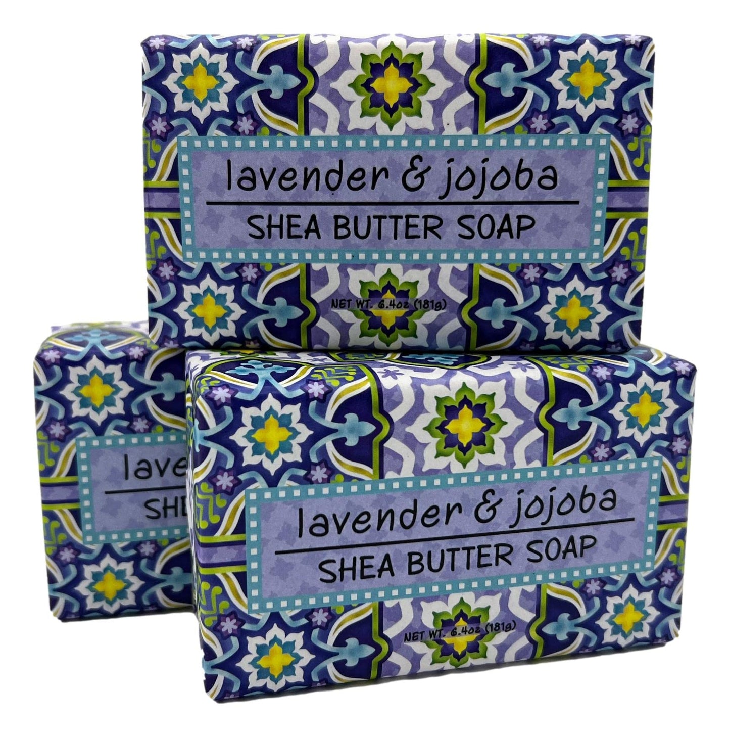 Greenwich Bay Trading Co., Lavender and Jojoba Shea Butter Soap, Set of 3 Bars, 6.4 Ounces Each Beauty & Personal Care Greenwich Bay Trading Co.