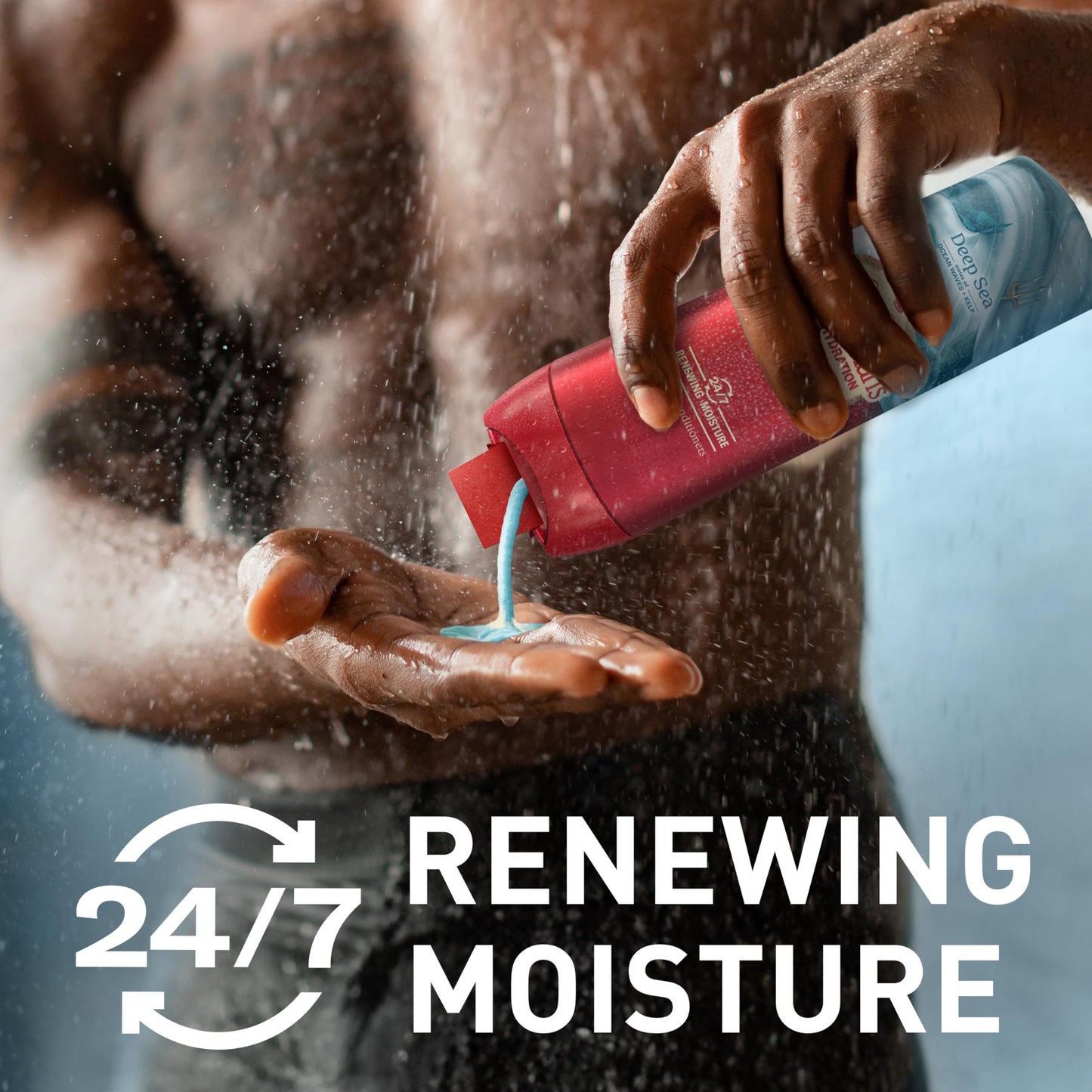 Old Spice GentleMan’s Super Hydration Body Wash for Men, Moisturizing Shower Gel for Dry Skin, 24/7 Renewing Moisture with Skin Conditioners, Deep Sea Beauty & Personal Care Old Spice