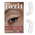 Fazit Makeup Patches - Candy Cane Eye Wings - Glow Up Make-Up Patches - Cute Glitter Makeup Accessories For Women - Cosmetic Glitter For Face Beauty & Personal Care Fazit