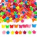YISSION 200 Pcs Mini Hair Clips Flower Hair Clip Butterfly Hair Clips Small Claw Clips for Hair 90s Hair Accessories for Girls Women School Party Beauty & Personal Care YISSION