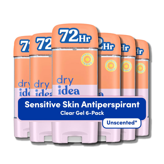 Dry Idea Gel Deodorant & Antiperspirant for Women - Hypoallergenic for Sensitive Skin, 2X Longer Sweat Protection*, 72Hr Odor Protection, Unscented Beauty and Personal Care Dry Idea