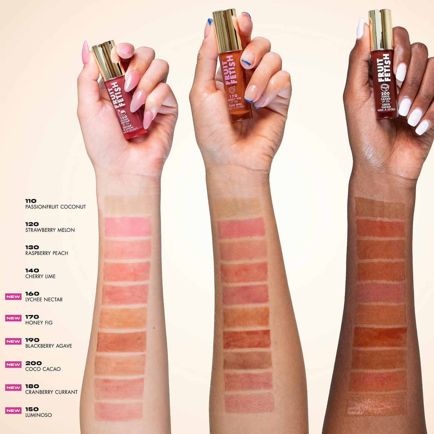 Milani Fruit Fetish Lip Oil, Tinted Lip Gloss & Hydrating Lip Oil Treatment, Moisturizing Non Sticky Clear Shine, High Shine Lip Balm for Dry Lips Beauty & Personal Care Milani