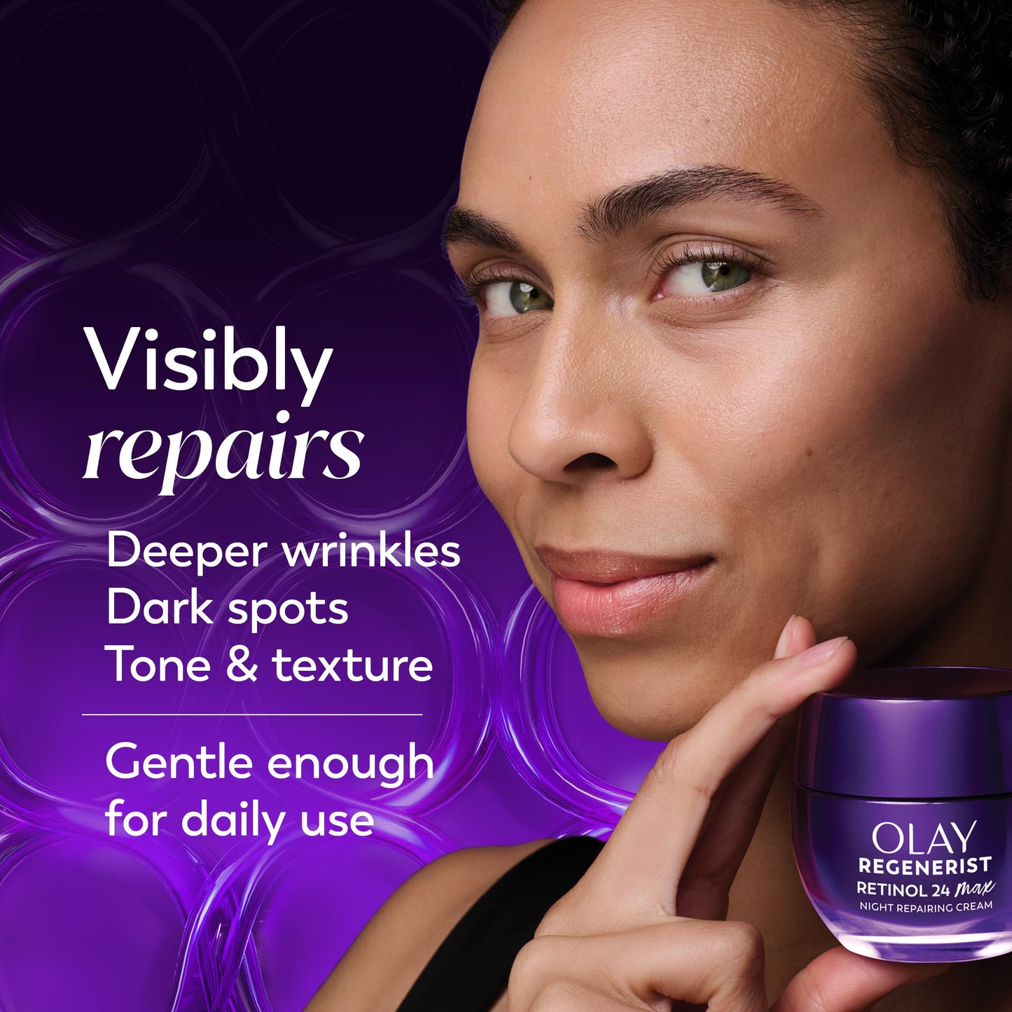 Olay Retinol Night Cream for Women, MAX, Anti-Aging Face Moisturizer, Fragrance-Free, Gift for Women, Non Greasy - Anti-Wrinkle, Hydrating Skin Care Beauty & Personal Care Olay