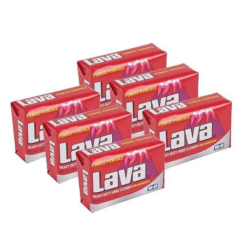 Lava 10185 Pumice Hand Cleaning and Moisturizing Bar Soap 5.75 Ounces (6 Pack) Beauty & Personal Care Lava